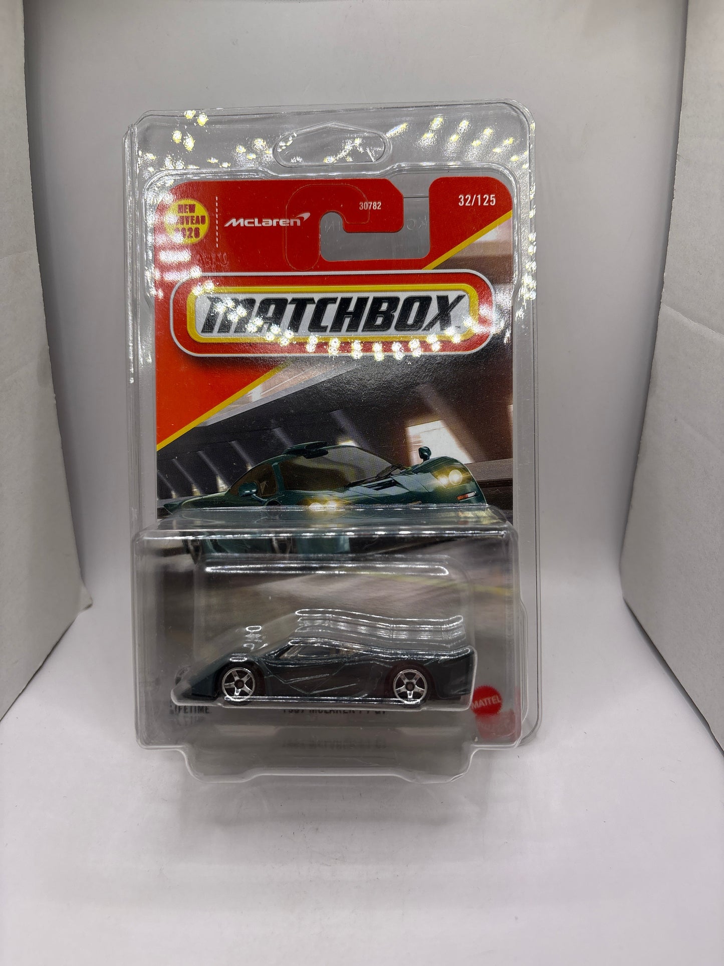 Matchbox 1997 McLaren F1 GT Diecast green