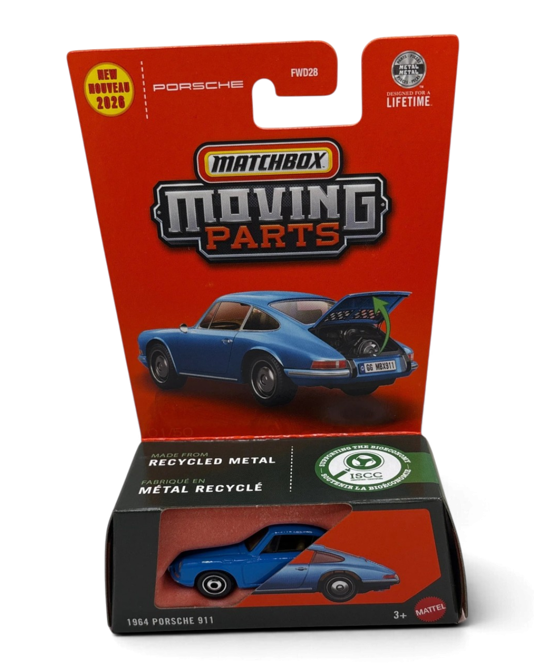 Matchbox 1964 Porsche 911 Diecast blue