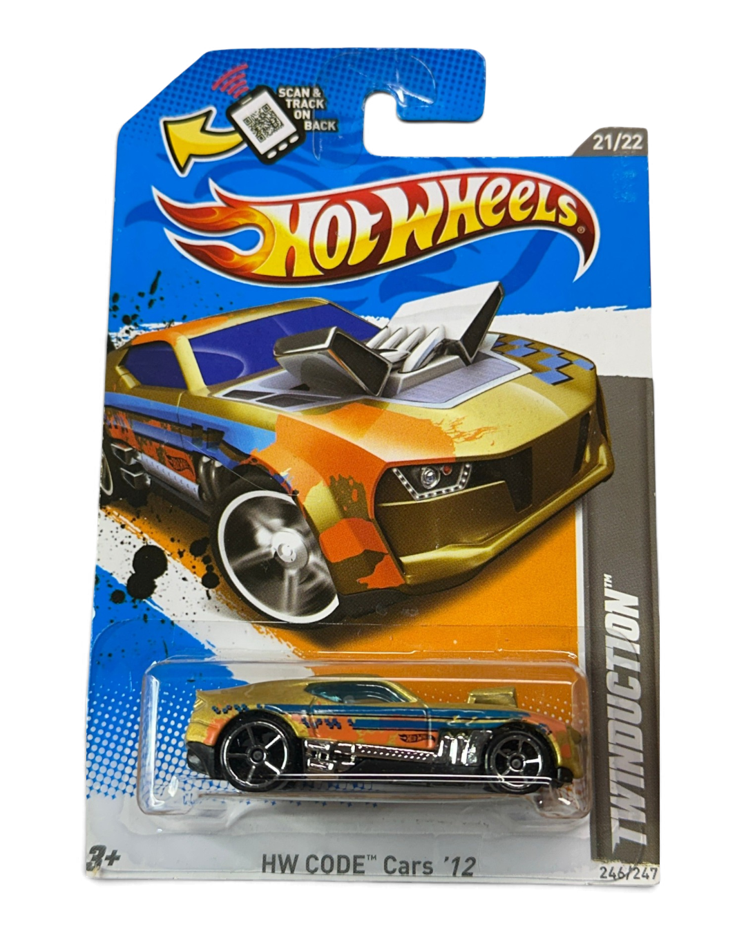 Hot Wheels Twinduction, HW Code Cars '12 [Gold] 21/22