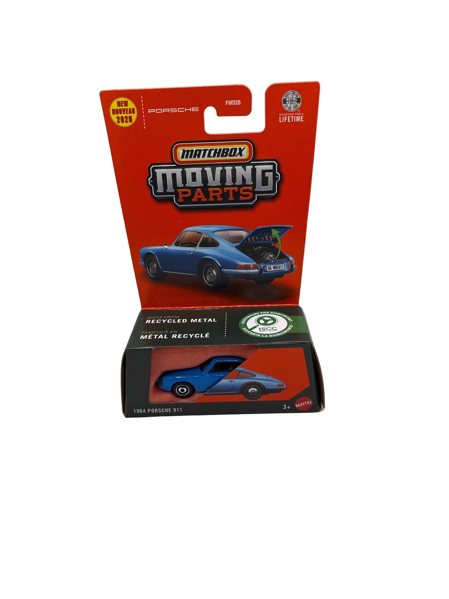 Matchbox 1964 Porsche 911 Diecast blue