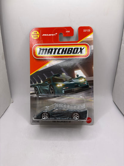 Matchbox 1997 McLaren F1 GT Diecast green