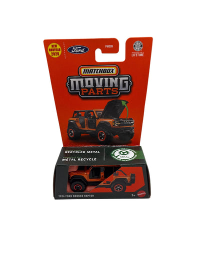 Matchbox 2024 Ford Bronco Raptor Diecast orange