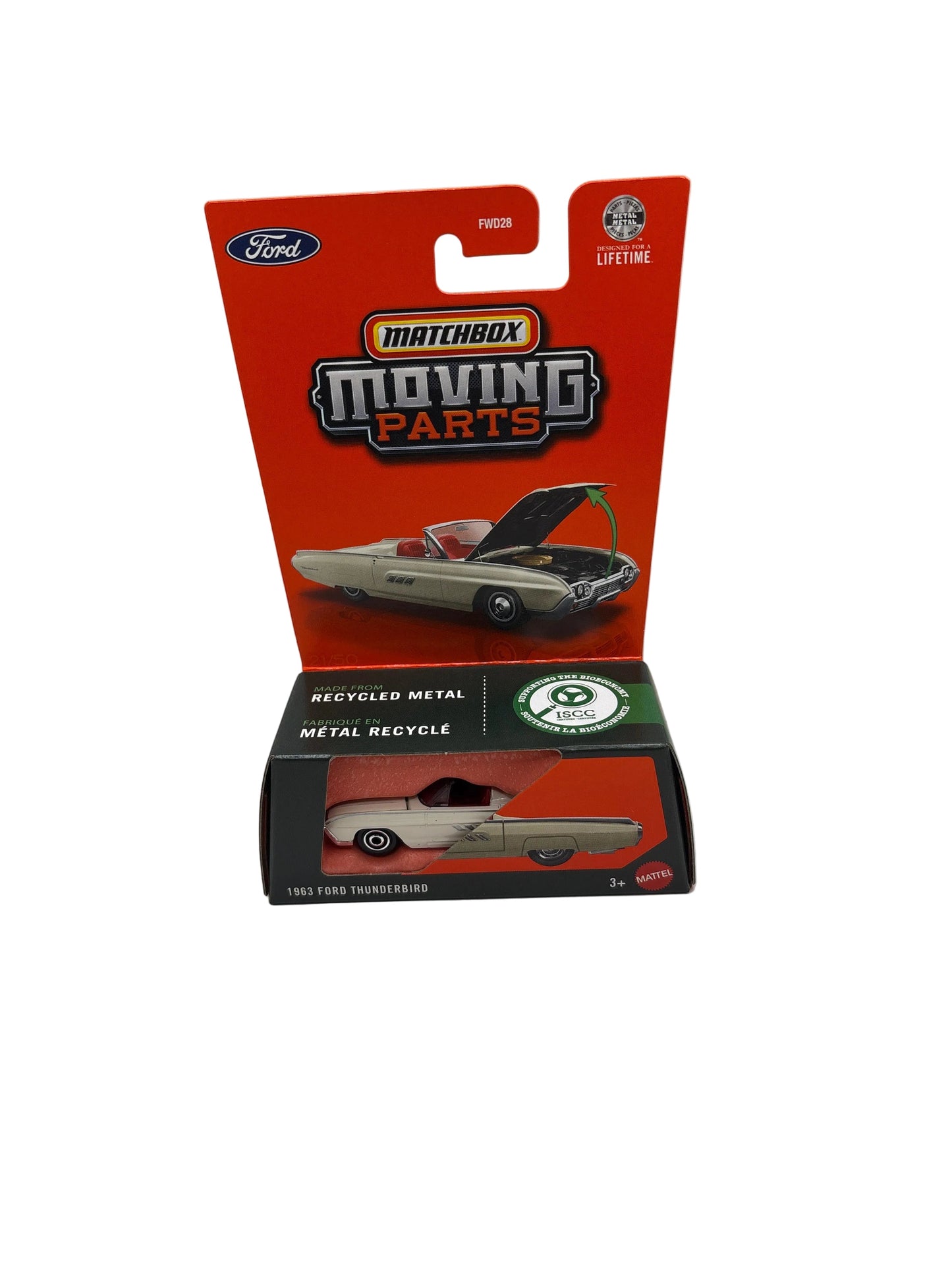 Matchbox 1963 Ford Thunderbird Diecast beige