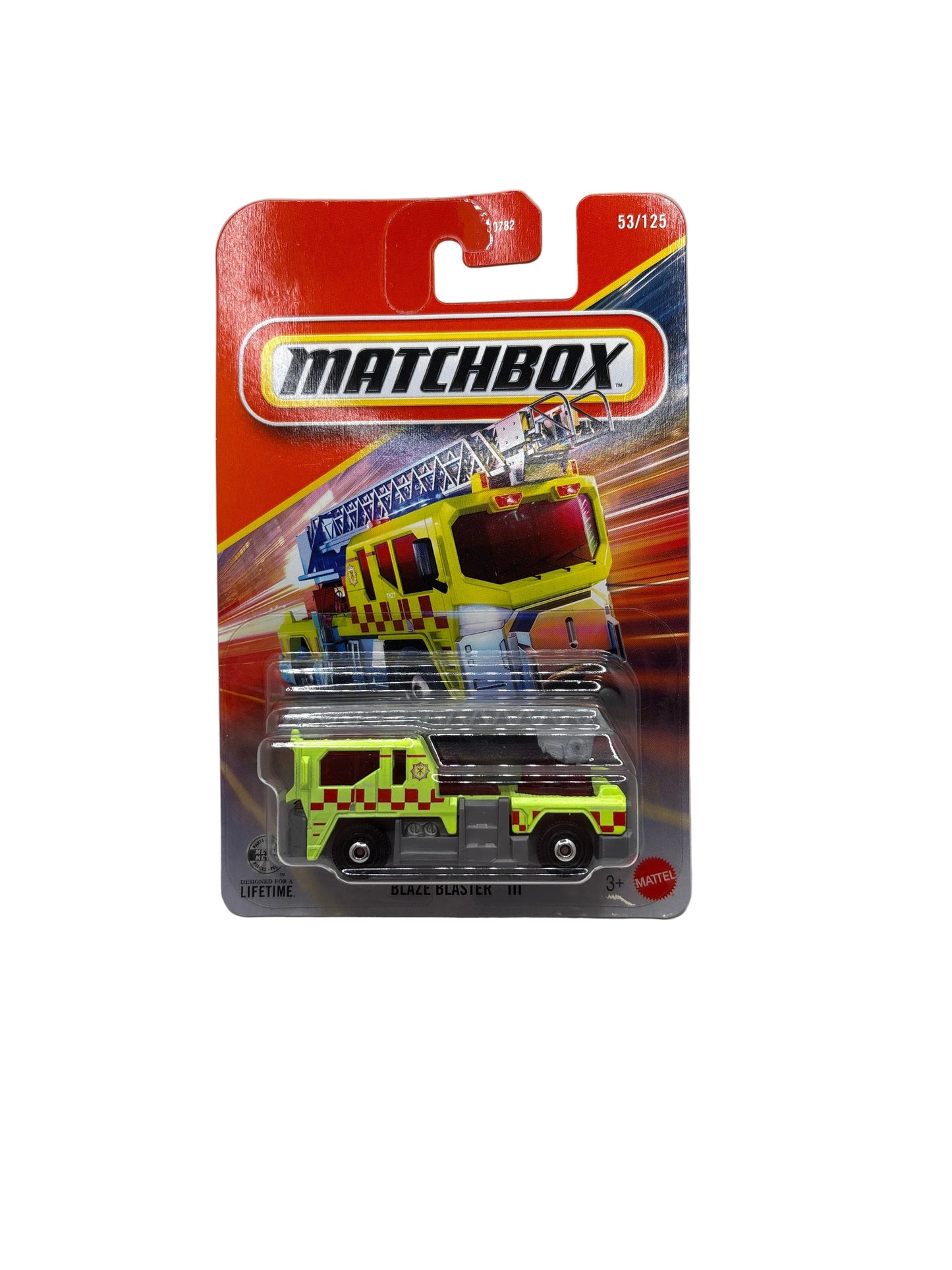 Matchbox Blaze Blaster III Diecast yellow