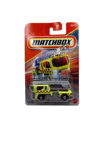 Matchbox Blaze Blaster III Diecast yellow