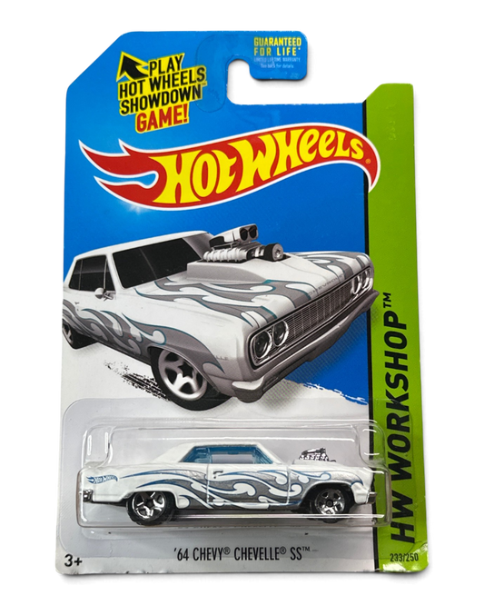 Hot Wheels Hw Workshop 233/250 - (2012) '64 Chevy Chevelle SS - White