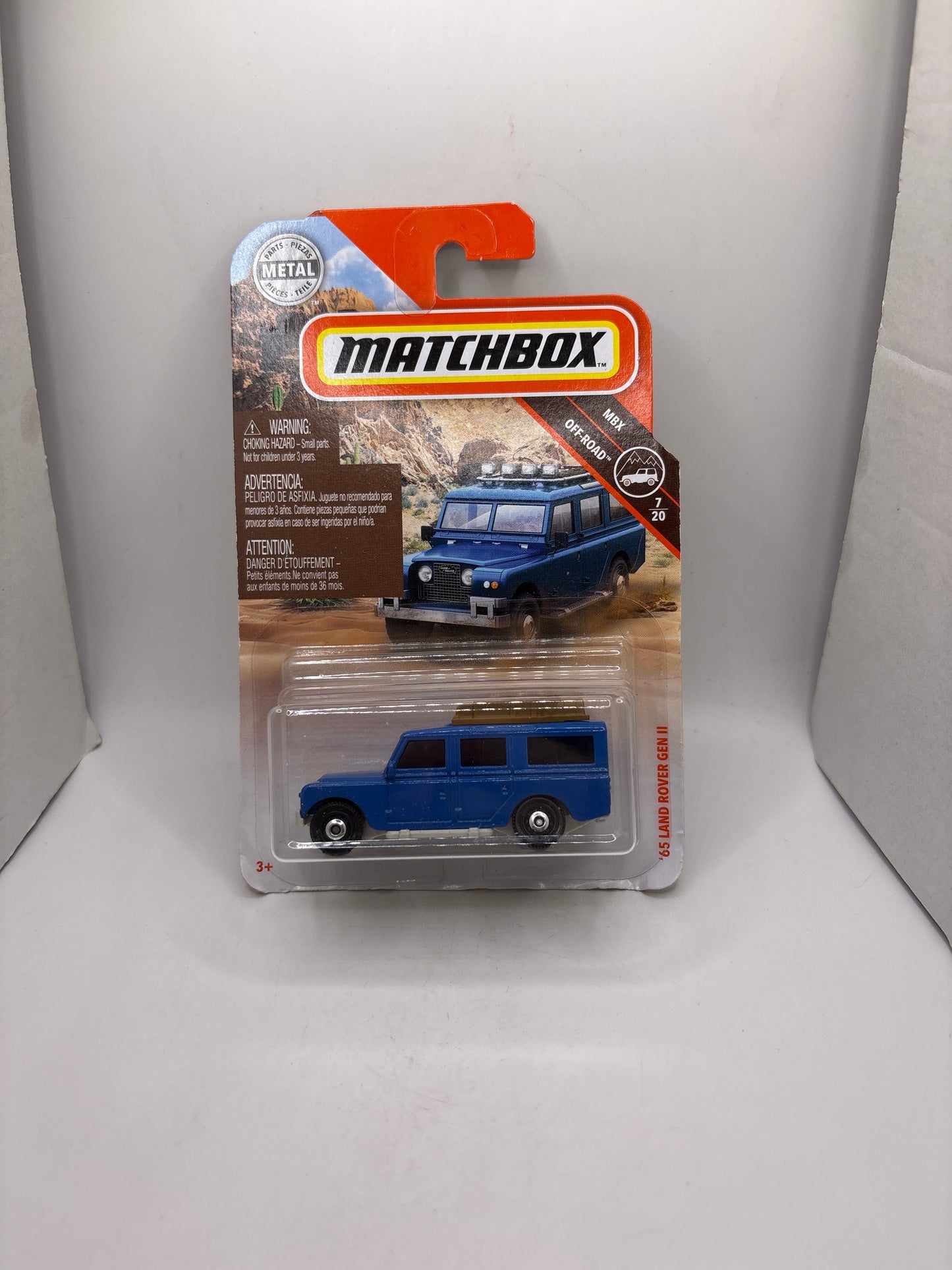 Matchbox 65 Land Rover Gen II Diecast blue
