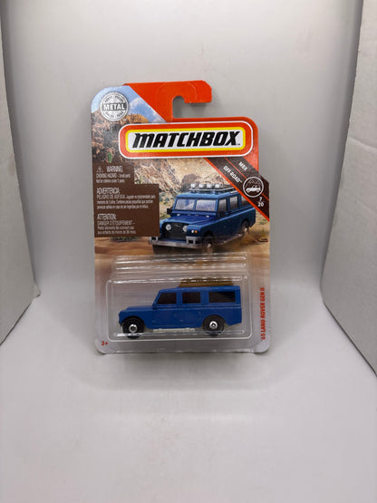 Matchbox 65 Land Rover Gen II Diecast blue