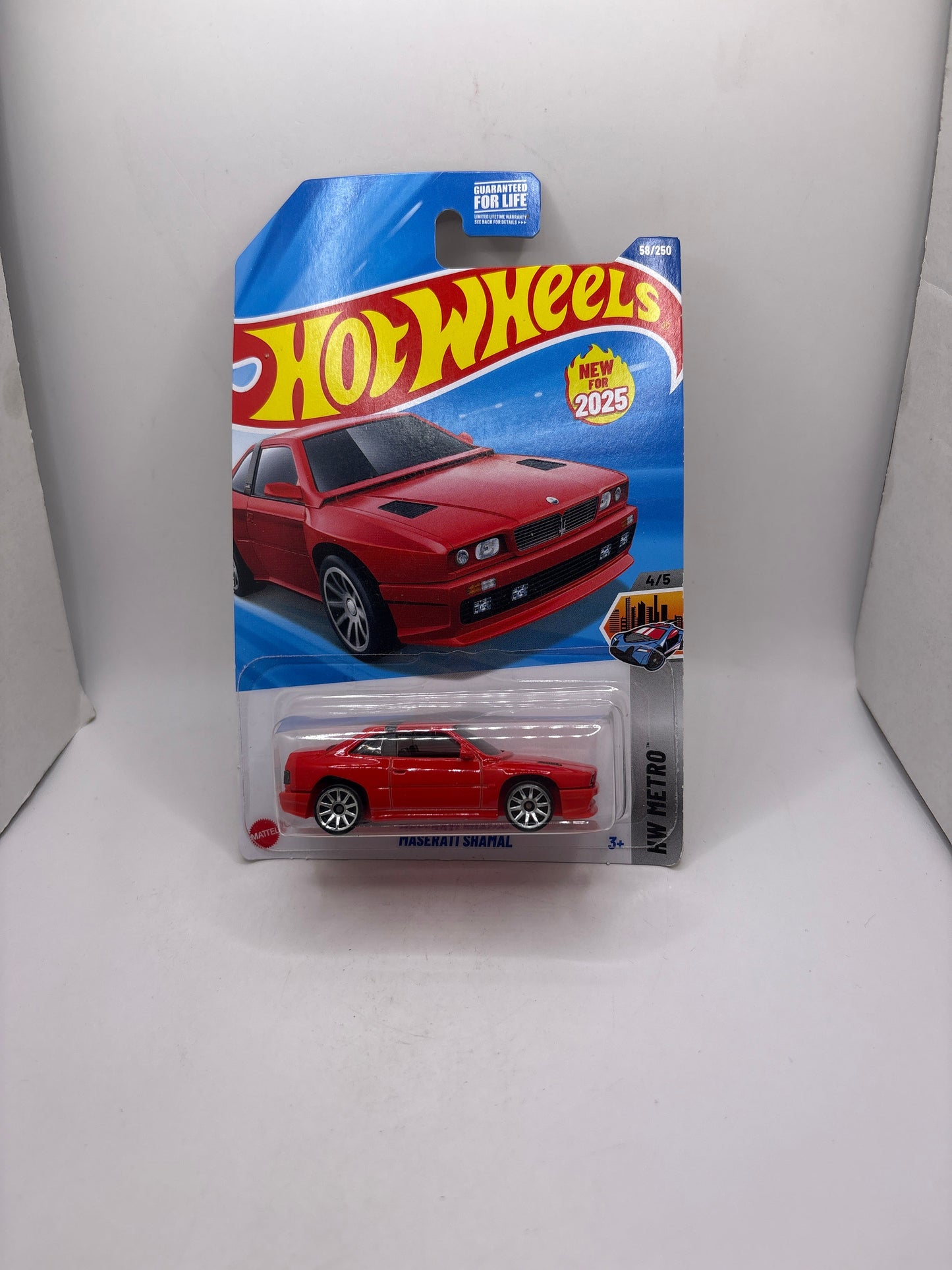 Hot Wheels Maserati Shamal Diecast red