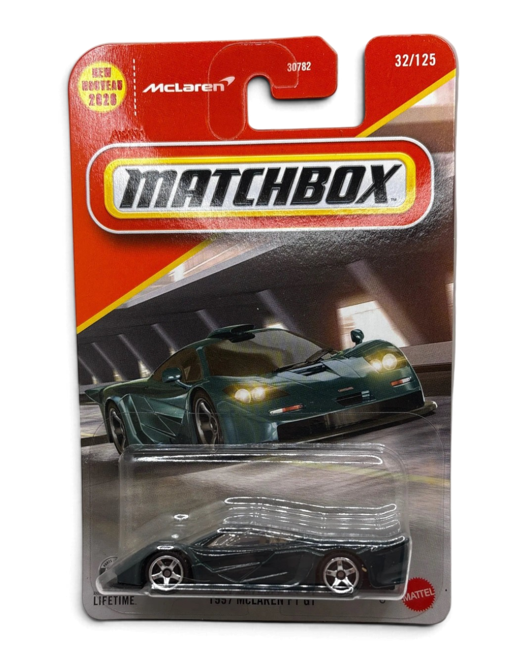 Matchbox 1997 McLaren F1 GT Diecast green