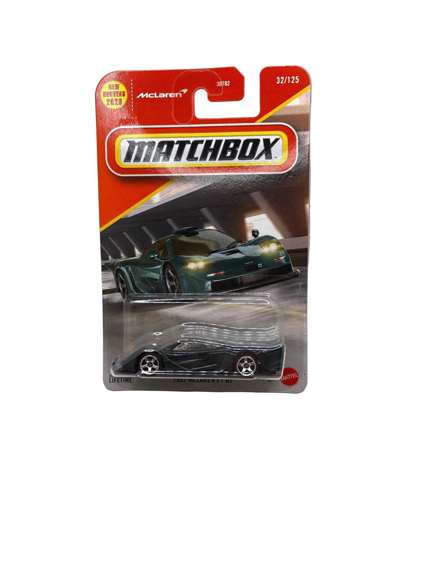 Matchbox 1997 McLaren F1 GT Diecast green