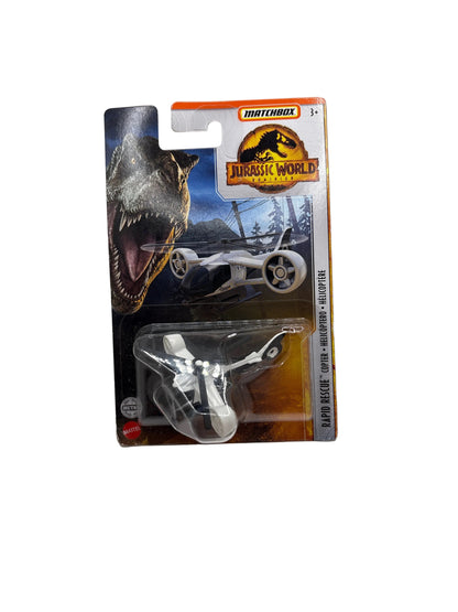 Matchbox Rapid Rescue Helicopter Diecast white
