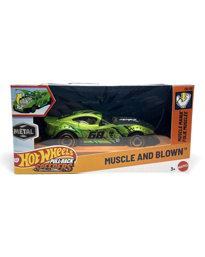 Hot Wheels Pull-Back Speeders 2025 Muscle And Blown