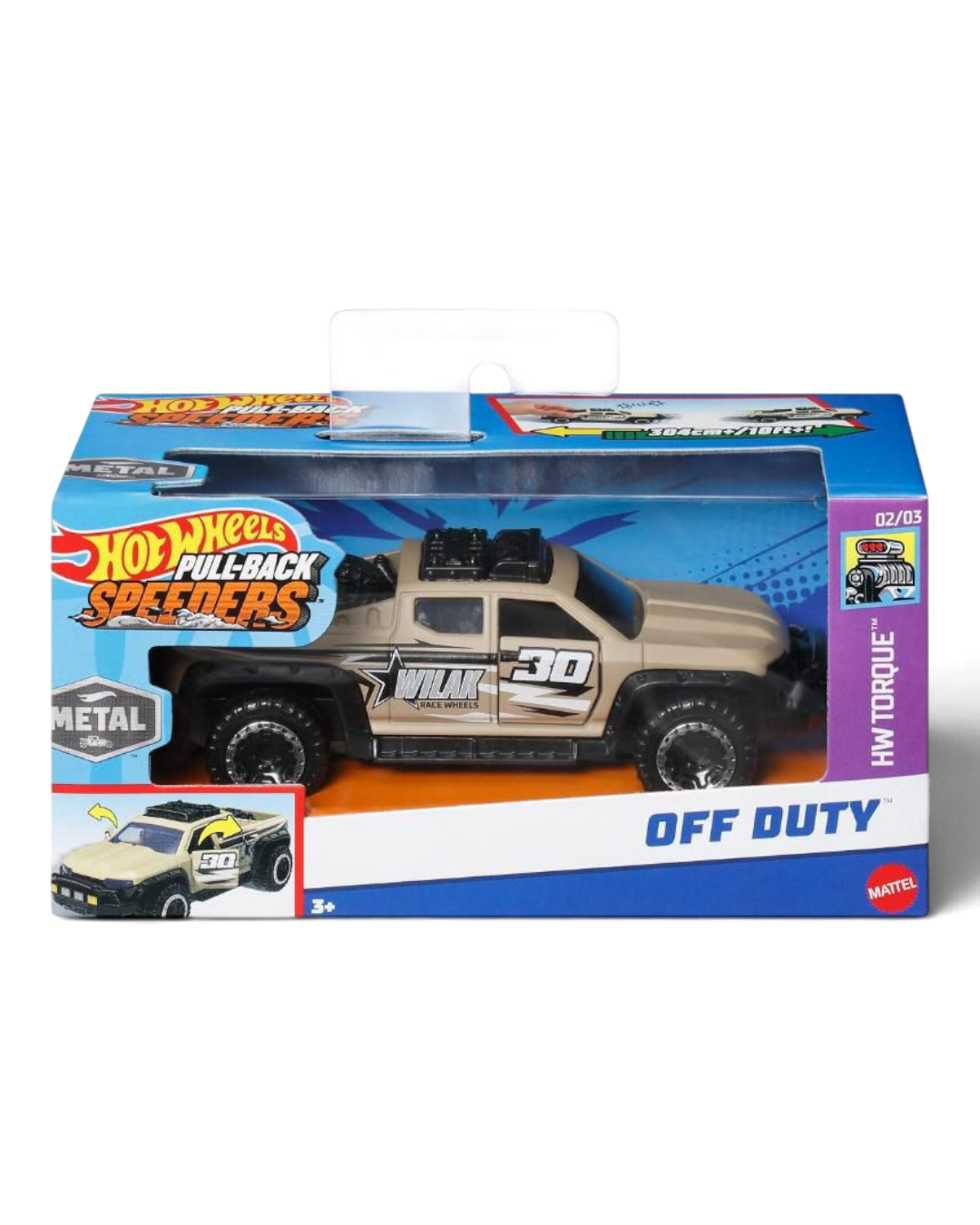 Hot Wheels Pull-Back Speeders 2025 Off-Duty