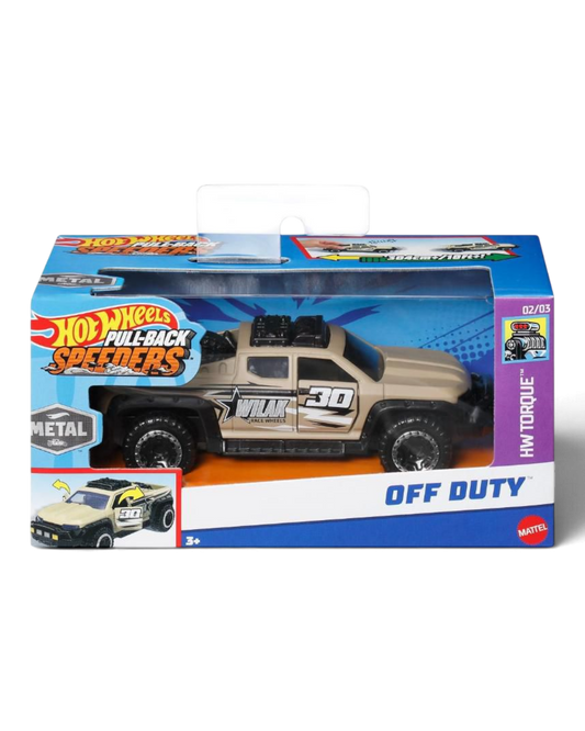 Hot Wheels Pull-Back Speeders 2025 Off-Duty