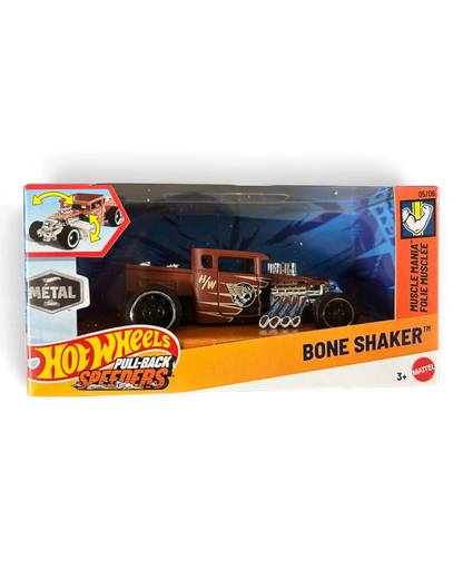 Hot Wheels Pull-Back Speeders 2025 Bone Shaker