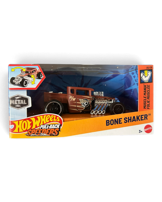 Hot Wheels Pull-Back Speeders 2025 Bone Shaker