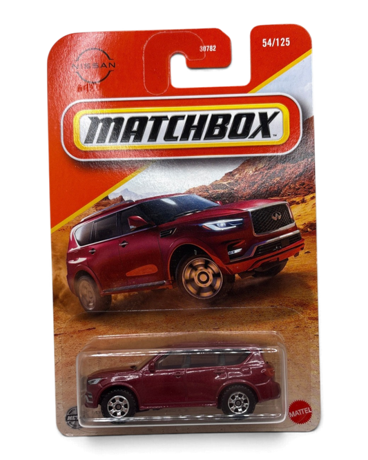 Matchbox 2022 Infiniti QX80 Diecast red
