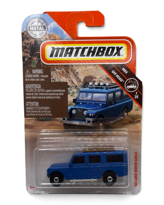 Matchbox 65 Land Rover Gen II Diecast blue