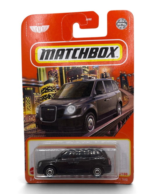 Matchbox LEVC TX Taxi Diecast black