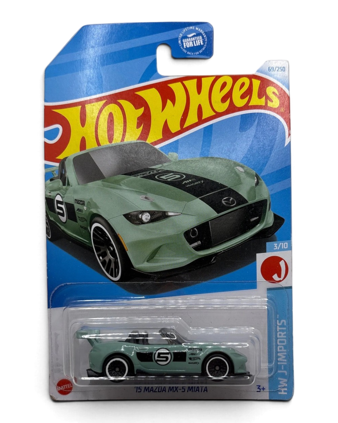 Hot Wheels 15 Mazda MX-5 Miata Diecast green