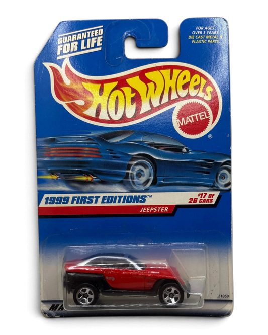 Hot Wheels Jeepster Diecast red