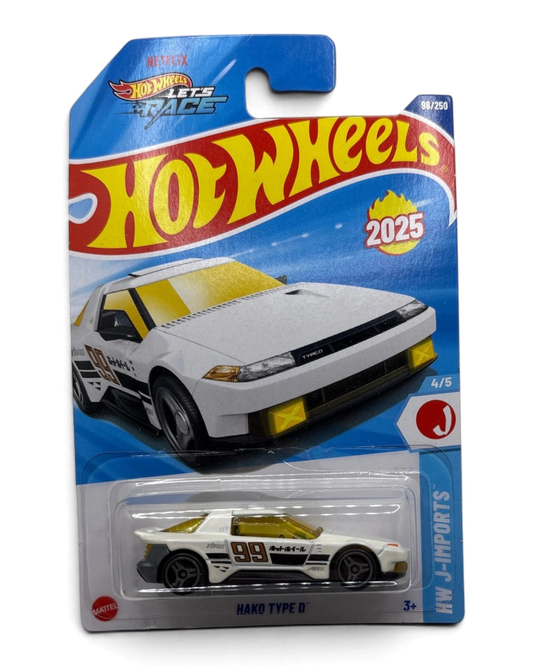 Hot Wheels Hako Type D Diecast white
