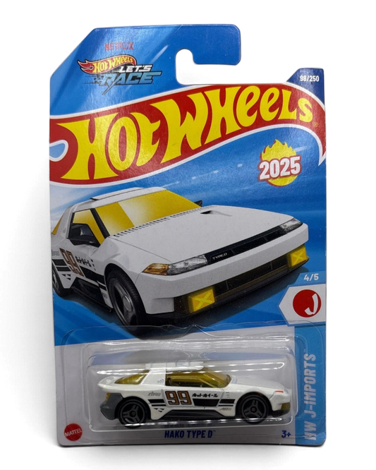 Hot Wheels Hako Type D Diecast white