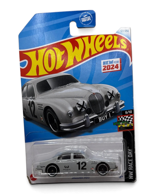 Hot Wheels Jaguar MK1 Diecast white