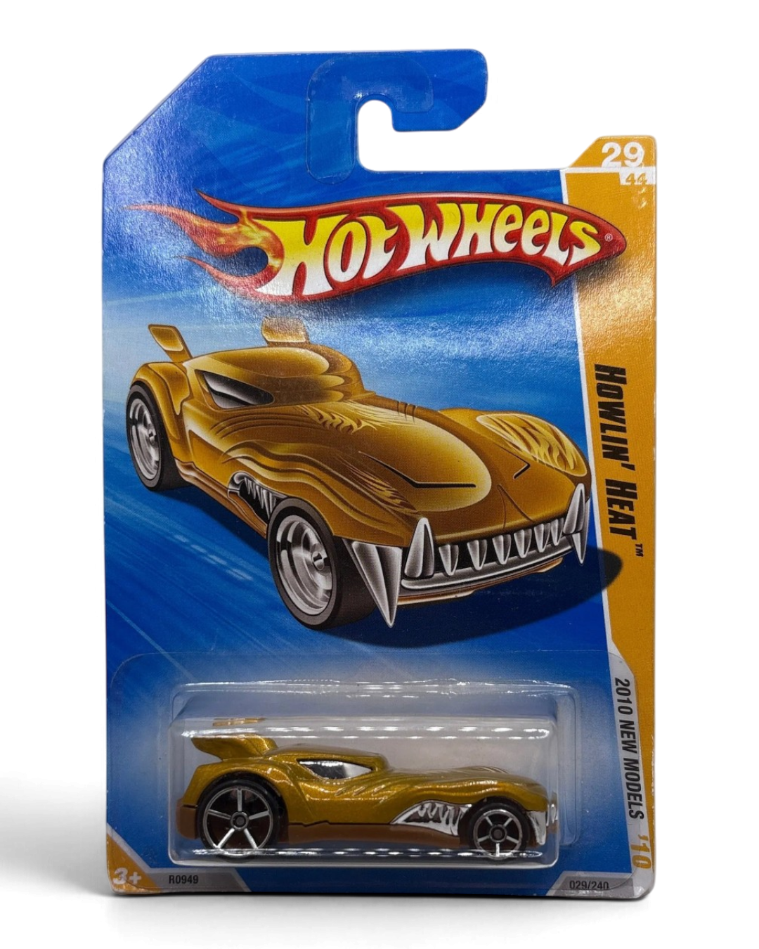 Hot Wheels Howlin Heat Diecast gold