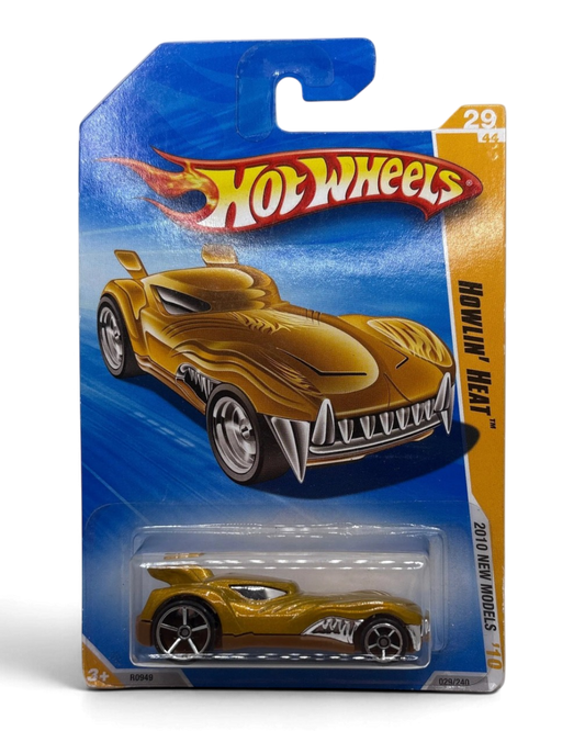 Hot Wheels Howlin Heat Diecast gold