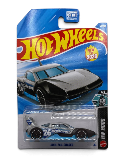 Hot Wheels High-Tail Chaser Diecast silver
