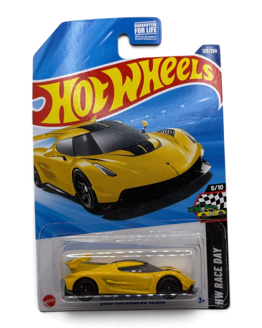 Hot Wheels 2020 Koenigsegg Jesko Diecast yellow
