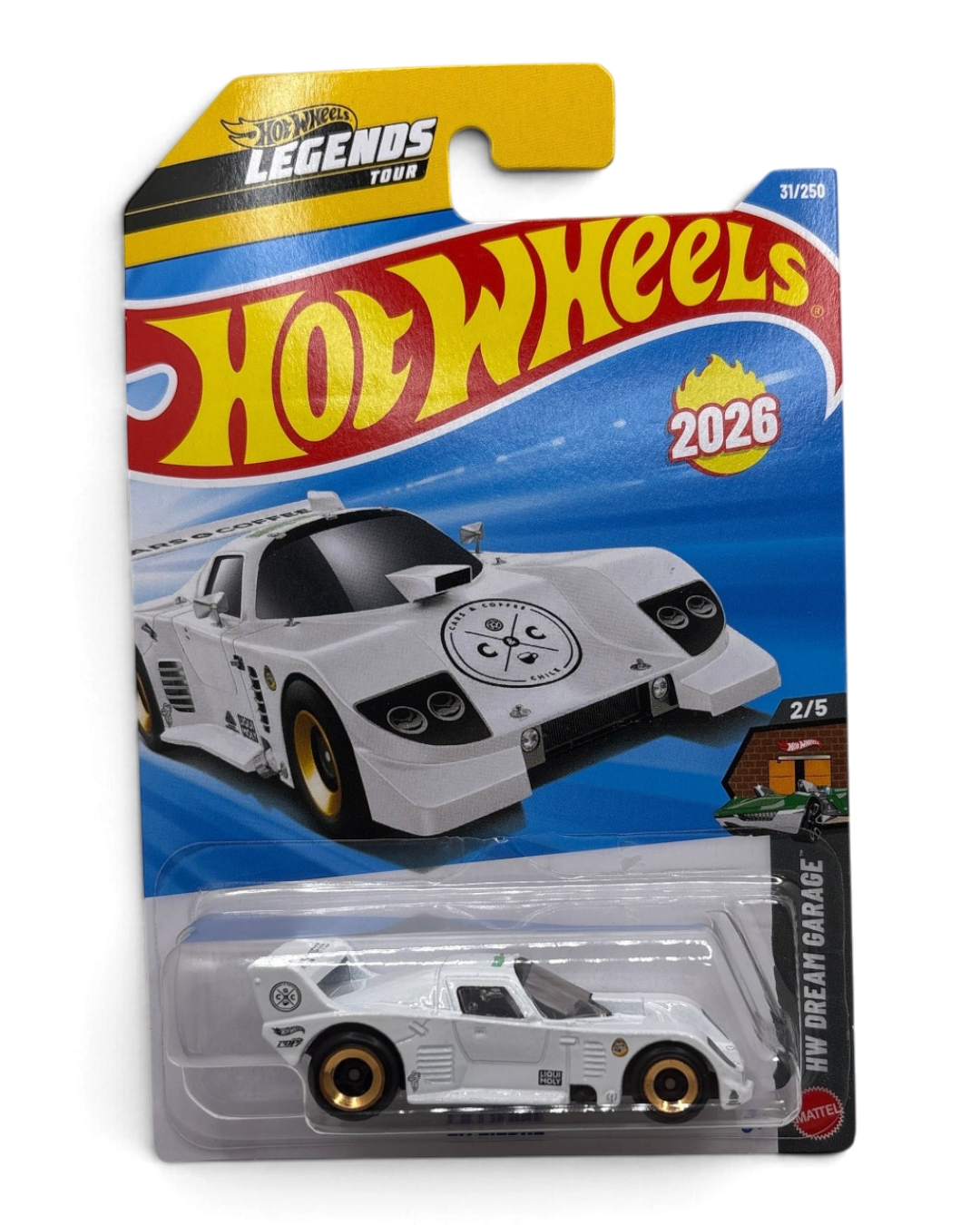Hot Wheels La Liebre Diecast white